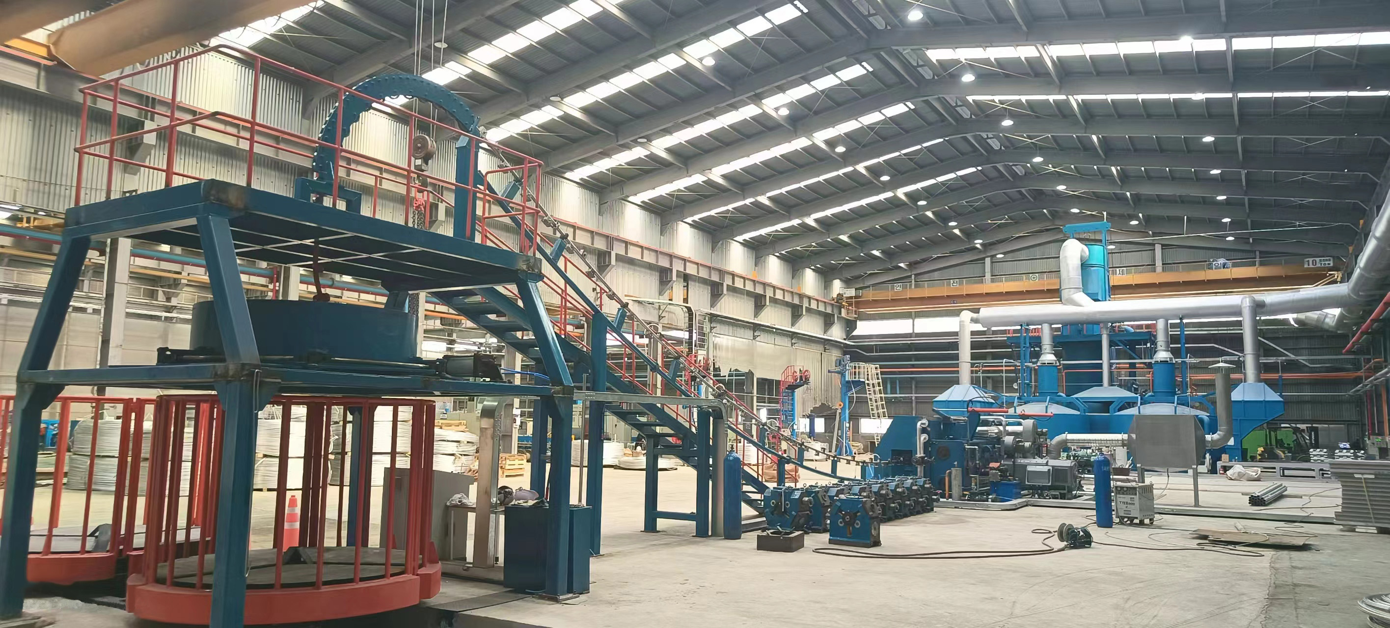 2024 Korea Aluminum melting furnace and aluminum rod continuous casting and rolling equipment