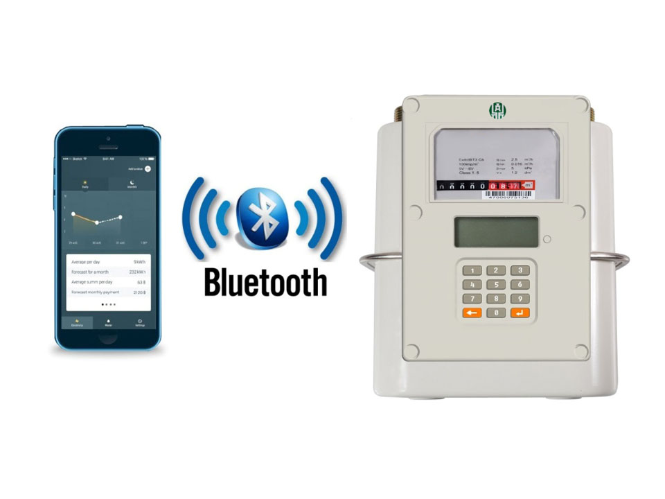 ZDG-B STS Bluetooth Keypad Prepaid Gas Meter